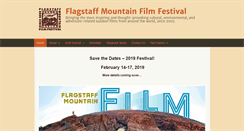 Desktop Screenshot of flagstaffmountainfilms.org