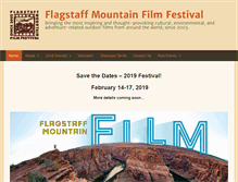 Tablet Screenshot of flagstaffmountainfilms.org